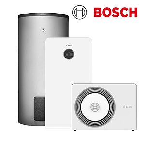 BOSCH Luftwärmepumpen-Paket BOPA CS797AW 12 OR-T, CS6800iAW 12 MB, WH 370, KF 40